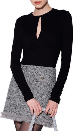 Walter Baker Charlie Keyhole Top in Black at Nordstrom Rack, Size X-Large