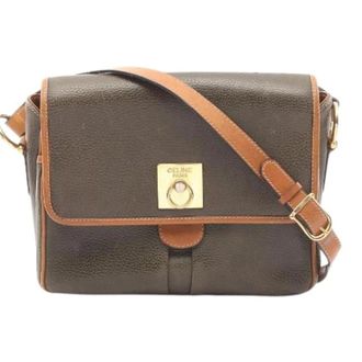 Celine Pre-owned Cross Body Bags, female, Green, Size: ONE SIZE Pre-owned Leather Shoulder Bag