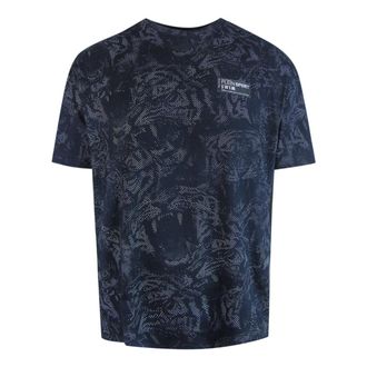 Plein Sport Korte Mouwen T-shirt in Zwart