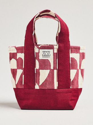SZ Blockprints Maine Mini Canvas Tote