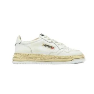 Autry Medalist Low Super Vintage - Heren - Sneakers - Wit - 41 EU - Leer - Schoenen
