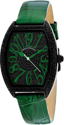 Christian Van Sant Womens Black dial Watch