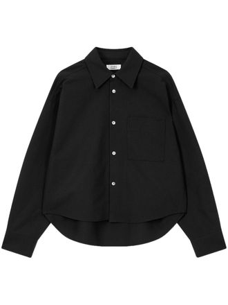 STUDIO TOMBOY one-pocket shirt - women - Cotton - OS - Black
