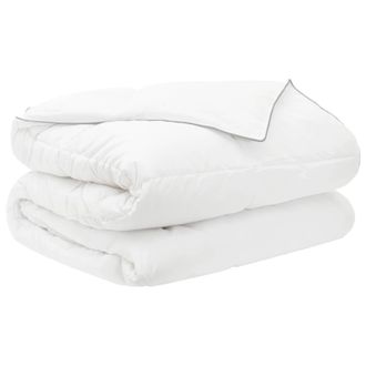 vidaXL Edred&oacute;n De Verano Blanco 200 X 200 Cm Fibra De Bamb&uacute; Vidaxl