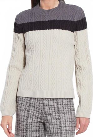 Lyss&eacute; Gabriel Cozy Sweater In Apres Ski Texture