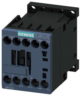 SIEMENS Contactor, Ac-3e, 7 A/3 Kw/400v, 3 Polos, Dc 24v, 1na, Conexi&oacute;n Por Tornillo, 3rt20151fb41
