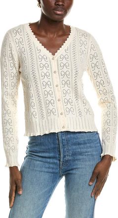 CeCe by Cynthia Steffe Cece Bow Pointelle Cardigan