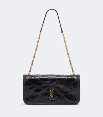 Saint Laurent Niki leather wallet on chain