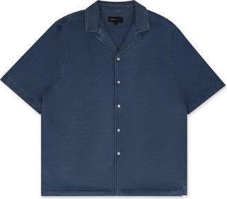 Purple Blue Jersey Short Sleeve Shirt