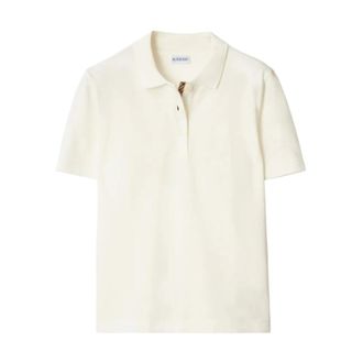 Burberry Tops, Dames, Beige, XS, W Jwear Polos Chalk B7078