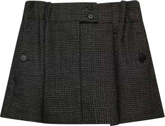 Prada Dames, Rokken, Zwart, Maat: S