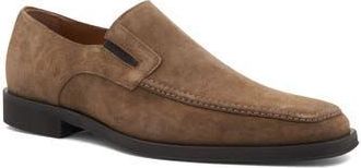 Bruno Magli Raging Loafer in Dark Taupe Suede at Nordstrom Rack, Size 10.5