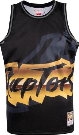 Mitchell & Ness NBA Big Face 4.0 Fashion Tank Toronto Raptors TMTK1258-TRAYYPPPBLCK