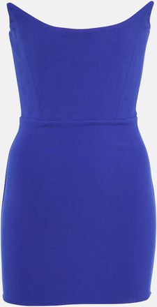 Alex Perry Strapless crepe minidress