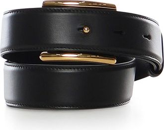 Alaia Curve Leather Belt
