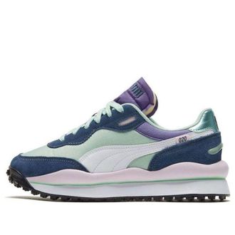 Puma Style Rider Valentines D Mist Green Navy 373435-01