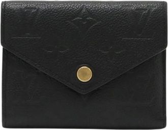 Louis Vuitton Pre-owned Wallets, female, Black, Size: ONE SIZE Pre-owned Canvas Wallet