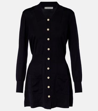 Frame Denim Wool polo dress