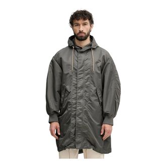 A|X Armani Exchange Heren, Jassen, Groen, Maat: XL Polyamide
