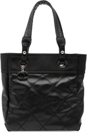 Chanel Pre-owned Handbags, female, Black, Size: ONE SIZE Pre-owned Fabric Tote