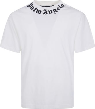 Palm Angels T-Shirt Regular Fit Neck Logo