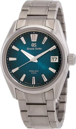 Grand Seiko Evolution 9 Spring Drive Atera Valley Automatic Blue Dial Mens Watch SLGA025G