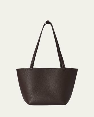 The Row Park Medium Tote Bag in Grain Leather