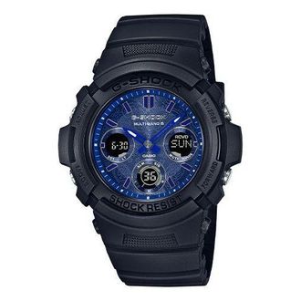 Casio G-Shock Analog-Digital Black Blue AWG-M100SBP-1APR