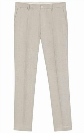 BOSS Beige Genius Zip Buttoned Trousers