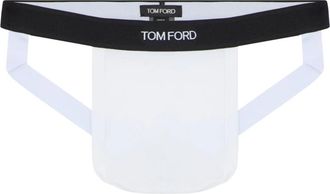 Tom Ford Cotton Jersey Slip - Heren - Onderbroek - Wit - L - Katoen - Ondergoed