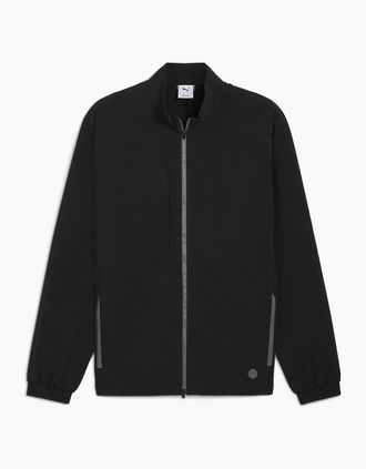 Puma Mens Cypress Softshell Performance Golf Jacket - Black - Size: Regular/36