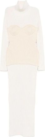Jean Paul Gaultier Stijlvolle Jurken Collectie - Dames - Kleedjes - Wit - S - Kleedjes