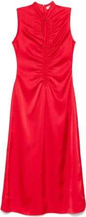 Sandro Abito midi in raso - Rosso