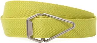 Bottega Veneta Triangle Logo Nastro Riem - Heren - Riemen - Groen - ONE Size - Accessoires