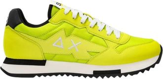 Sun 68 Niki Sneaker - Heren - Schoenen - Groen - Maat: 46 EU Katoen