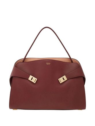 Ferragamo Hug Medium Leather Tote Bag
