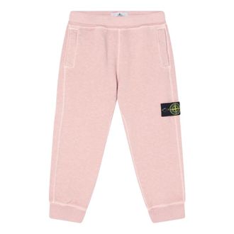 Stone Island Pink Jogging Trousers - male - Stone Island - Sweatpants - Pink - 8 Y - Kids