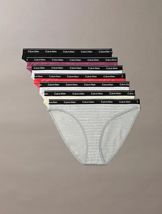 Calvin Klein 7 Pack Bikini Briefs - Icon Logo
