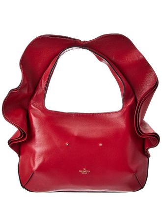 Valentino Atelier Leather Hobo Bag