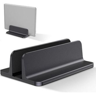 OEM Supporto Verticale Per Laptop, Supporto Per Laptop In Alluminio, Supporto Da Scrivania Regolabile Per Laptop, Nero