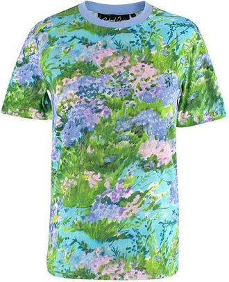 Richard Quinn Floral Print Cotton T-Shirt Size S