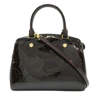Louis Vuitton Pre-owned Monogram Vernis 2way Bag - Dames - Pre-owned - Paars - Maat: ONE Size Leer