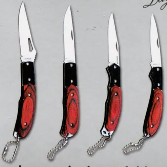 Trade Shop Trade Shop - Kit Set 4 Coltelli Coltello A Serramanico Tascabile Con Lama In Acciaio Inox
