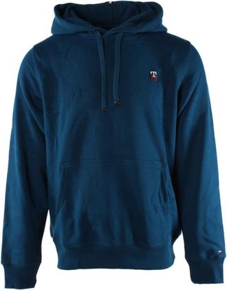 Tommy Hilfiger Hoodie - Heren - Hoodies - Blauw - M - Katoen - Hoodies & sweatvesten