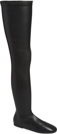 Proenza Schouler Flat Stretch Over the Knee Boot in Black at Nordstrom, Size 36.5