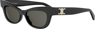Celine Triomphe Zonnebril - unisex - Zonnebrillen - Zwart - 53 MM - Nylon - Accessoires