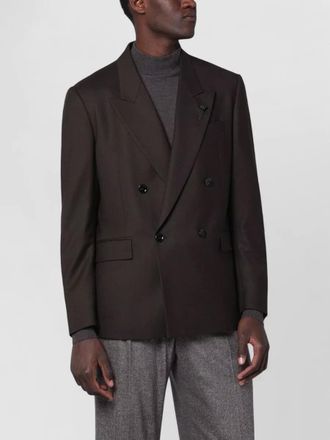 Lardini wool double breasted coat