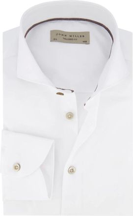 John Miller Overhemden, Heren, Wit, 3Xl, Wit Zakelijk Overhemd