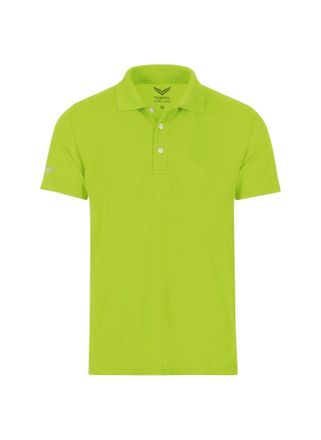 Trigema Poloshirt TRIGEMA TRIGEMA Klassisches Poloshirt COOLMAX, Herren, Gr. 5XL, gelb (lemon), 100% Polyester (recycelt), Shirts Poloshirt