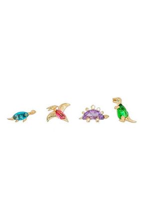 Girls Crew Dino-Mite Stud Earrings Set in Gold at Nordstrom